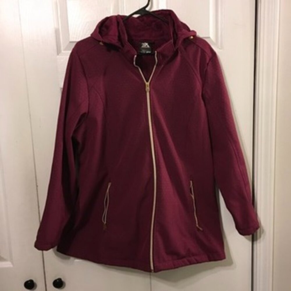 Plus Size Zeroxposure Hooded Soft Shell Jacket - image 1